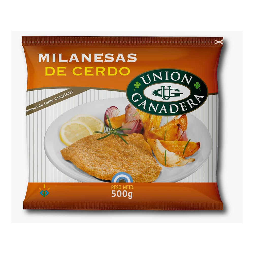 MILANESA DE CERDO UG 500 GR
