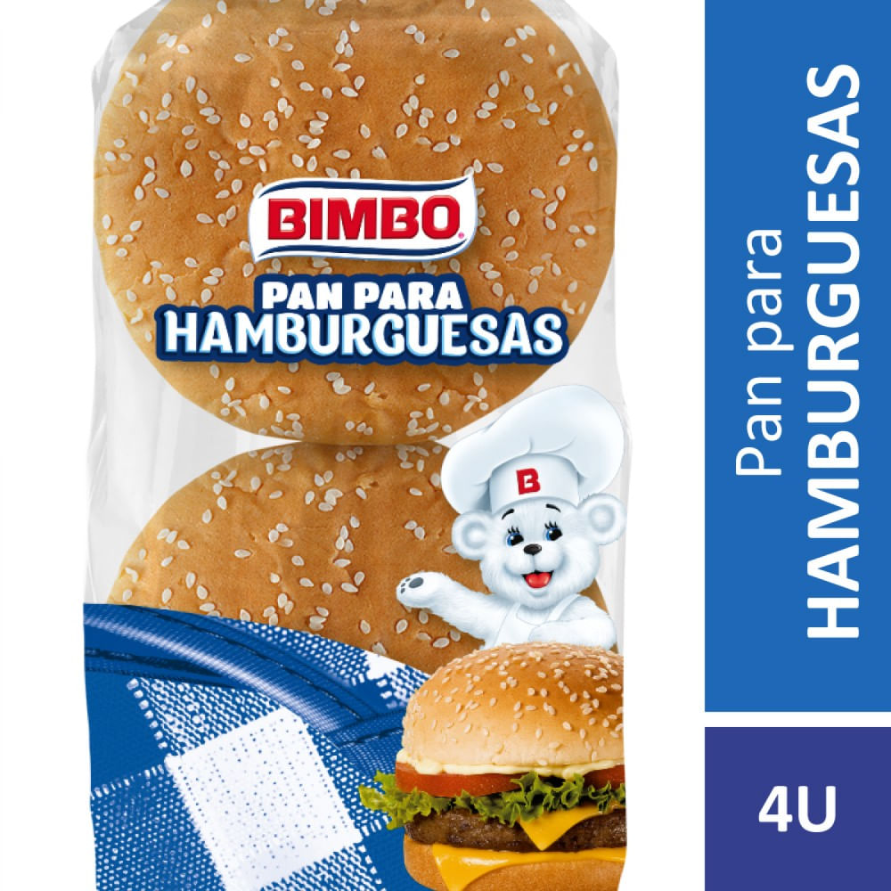 PAN DE HAMBURGESAS BIMBO