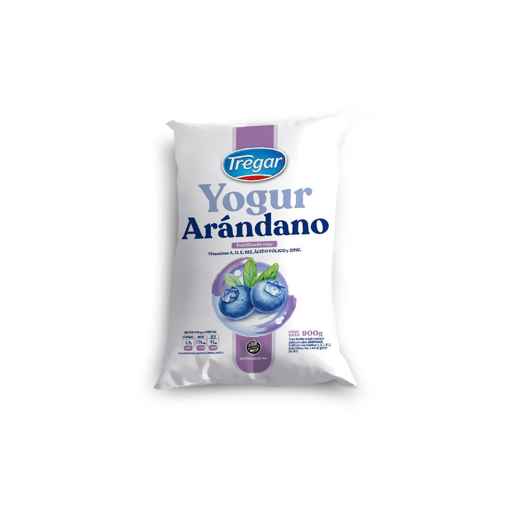YOGUR TREGAR BEBIBLE ENTERO ARANDANO
