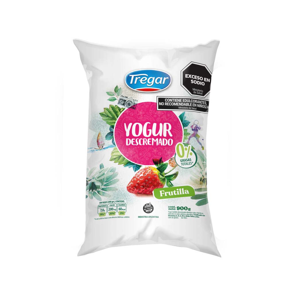 YOGUR TREGAR BEBIBLE LIGHT FRUTILLA