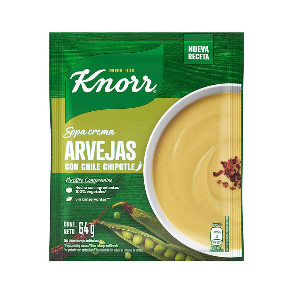 SOPA KNORR CREMA DE ARVEJAS  C/CHILE