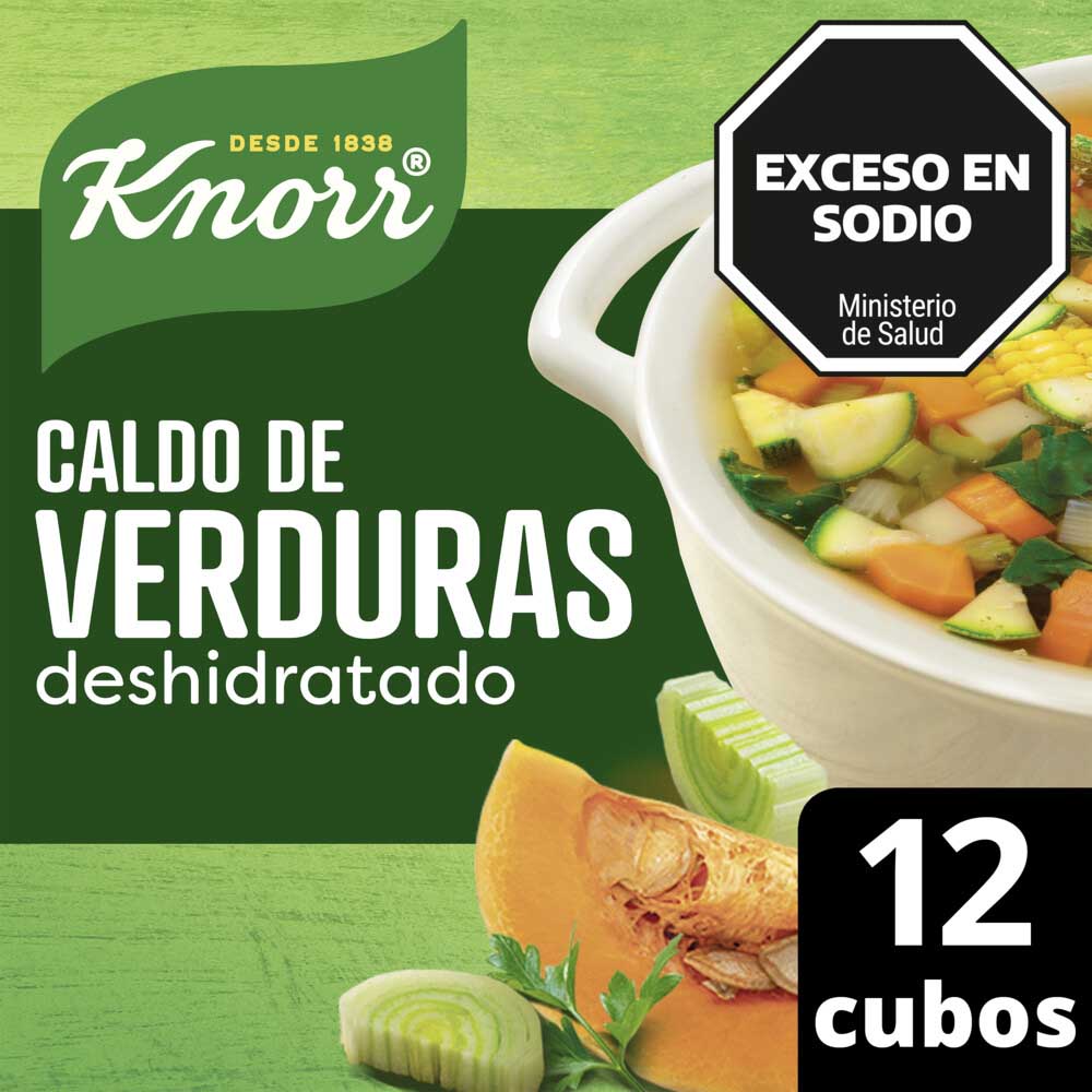 CALDO KNORR DE VERDURA