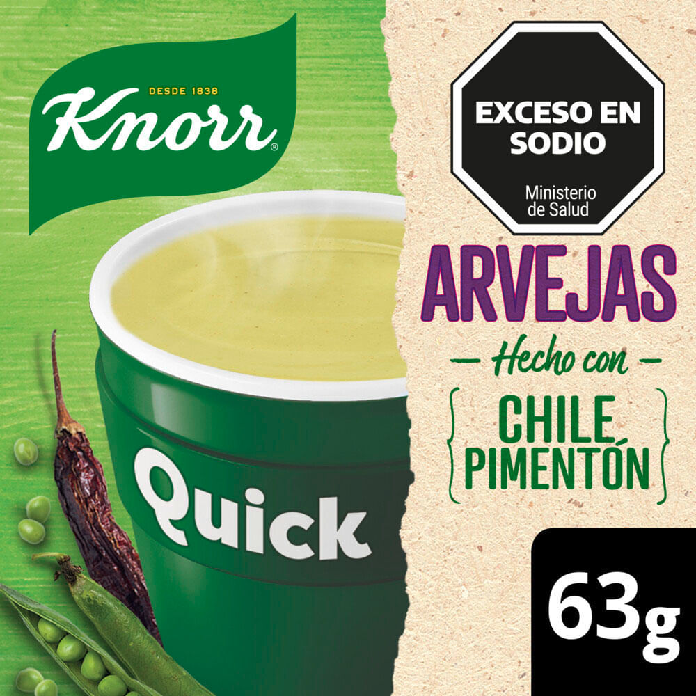 SOPA KNORR LISTA ARVEJAS