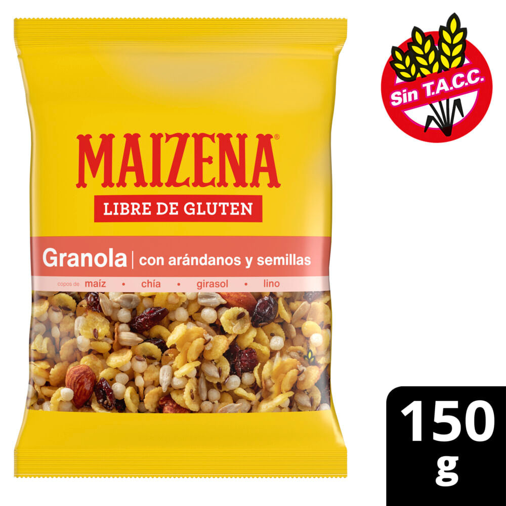 GRANOLA MAIZENA C/ARANDANOS Y SEMILLAS