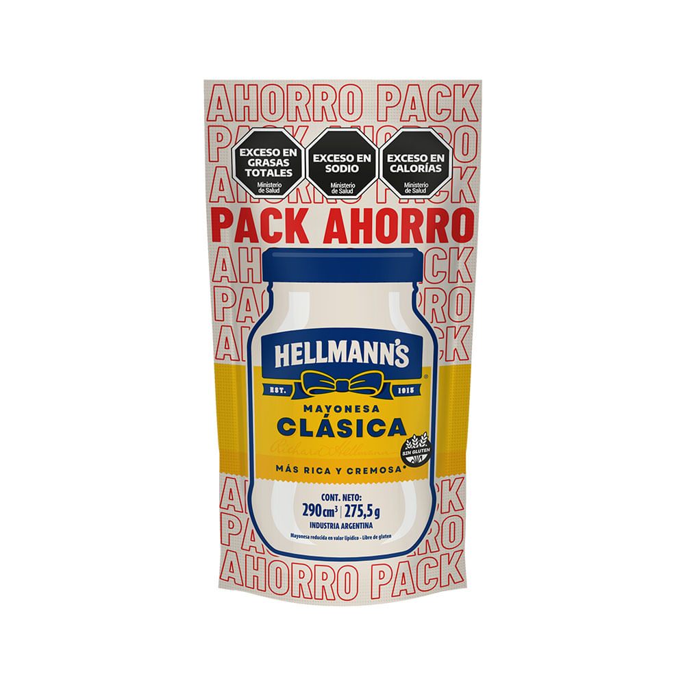 MAYONESA HELLMANNS CLASICA PACK AHORRO