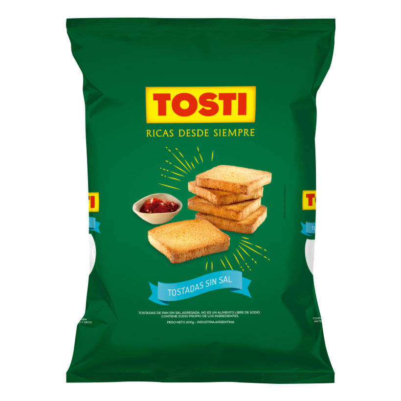 TOSTADAS TOSTI SIN SAL
