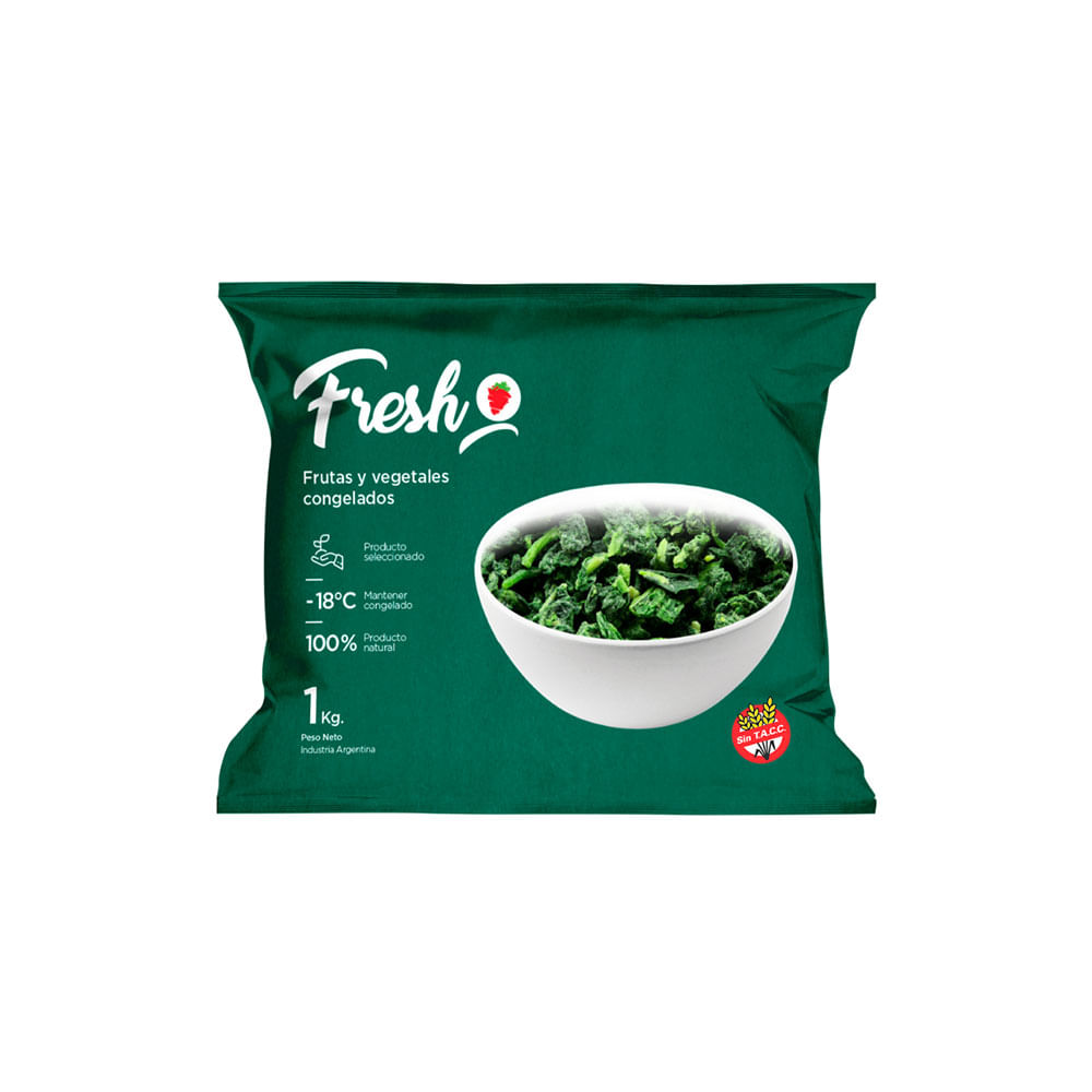 ESPINACA TRITURADA IQF FRESH
