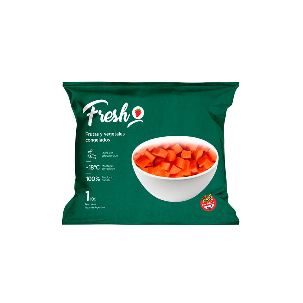 BATATA EN CUBOS IQF FRESH