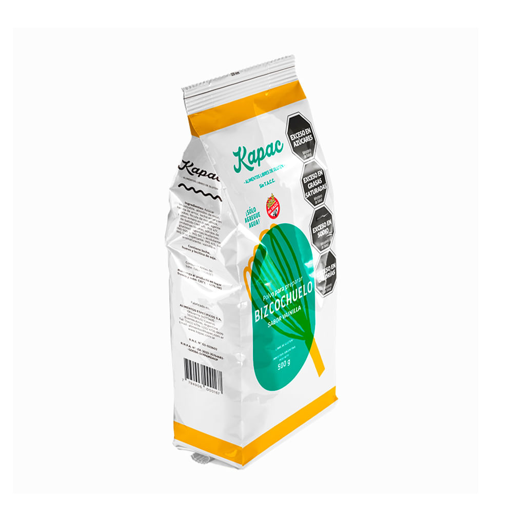 BIZCOCHUELO VAINILLA KAPAC S/GLUTEN