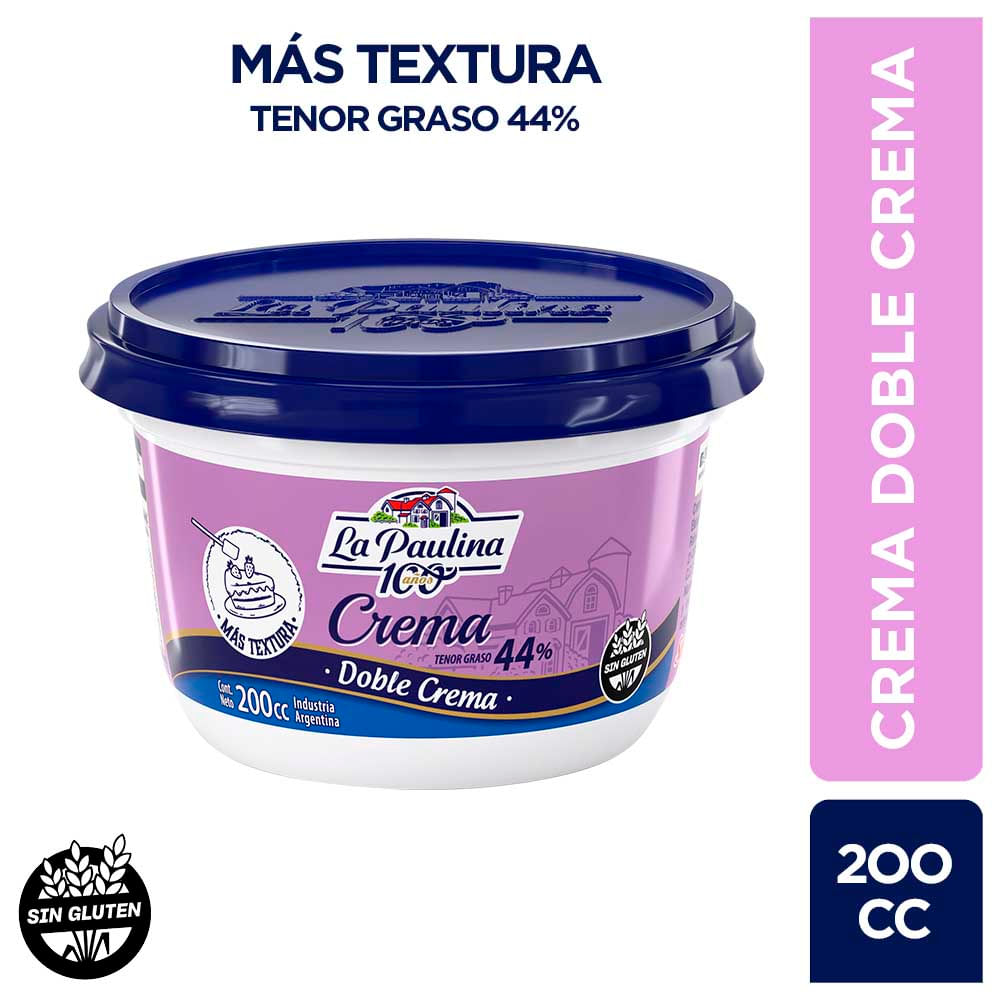 CREMA DE LECHE LA PAULINA DOBLE CREMA