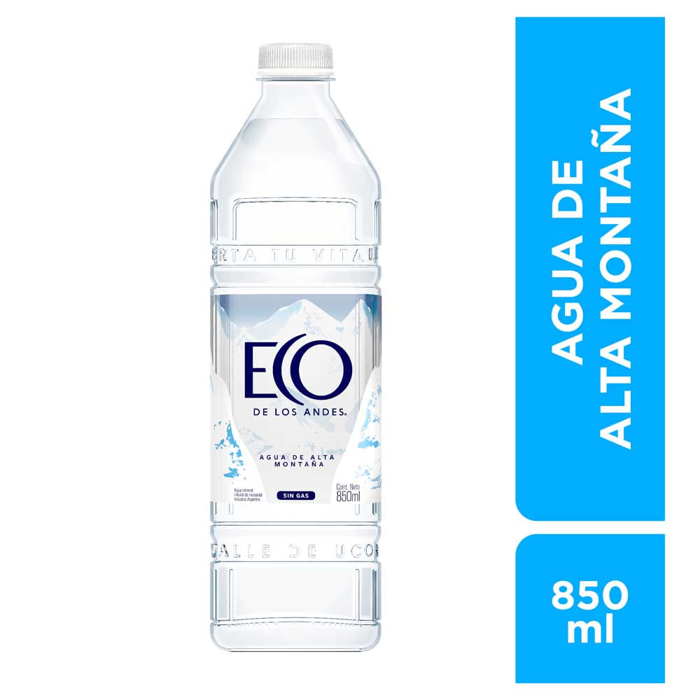 AGUA MINERAL ECO DE LOS ANDES ALTA MONTAÑA