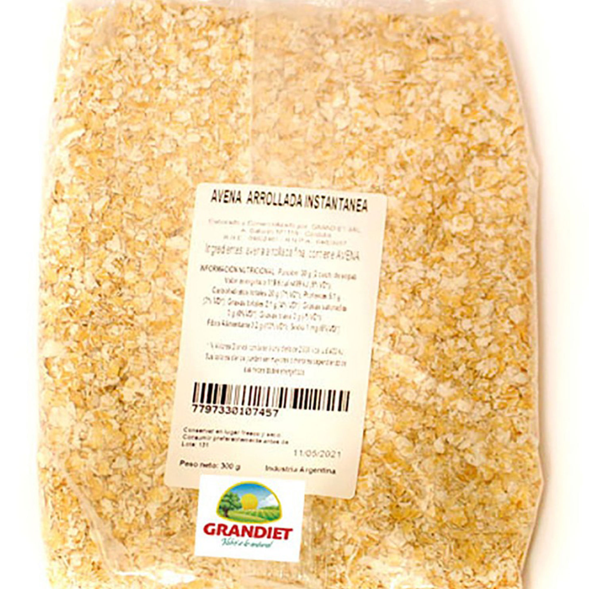 AVENA GRANDIET ARROLLADA INSTANTANEA
