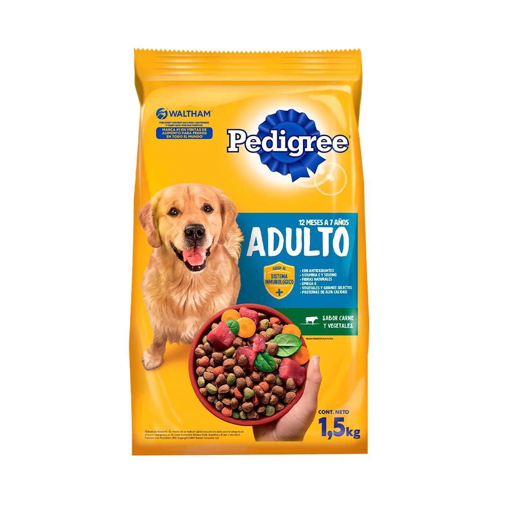ALIMENTO PEDIGREE S/CARNE Y VEGETALES