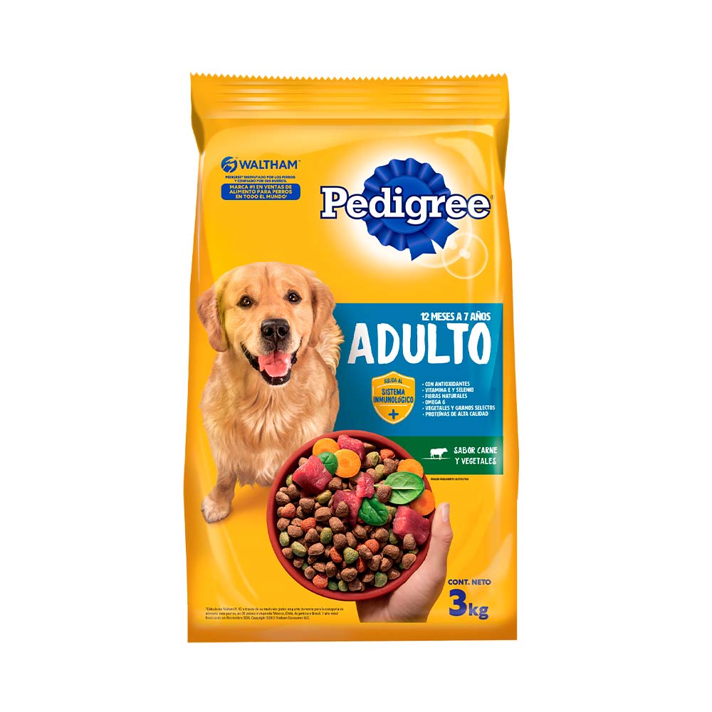ALIMENTO PEDIGREE ADULTO ET2 SABOR CARNE/VERD
