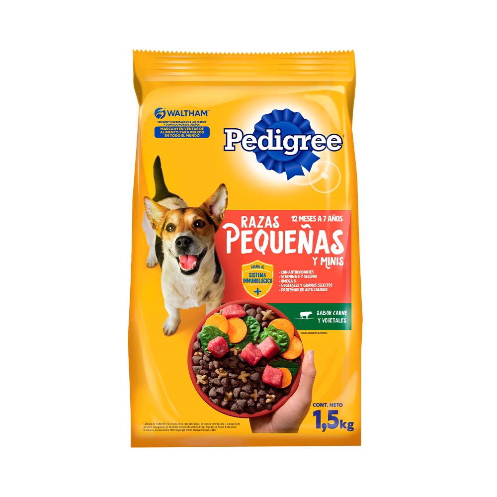 ALIMENTO PEDIGREE RAZAS PEQUEÑAS Y MINIS