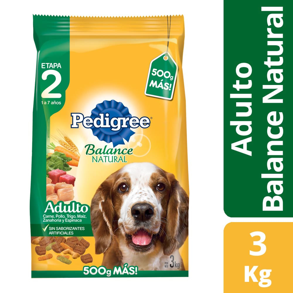 ALIMENTO PEDIGREE BALANCE NATURAL POLLO Y VEG