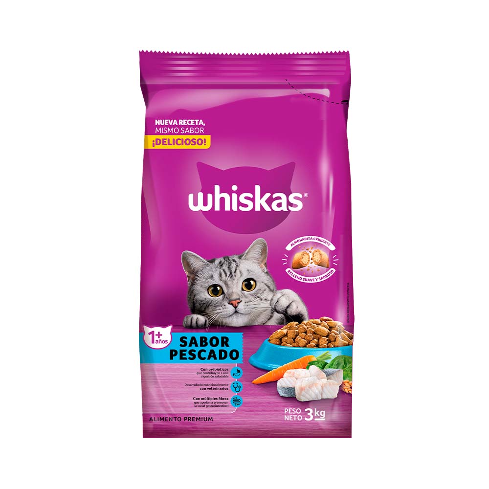 ALIMENTO WHISKAS SABOR PESCADO