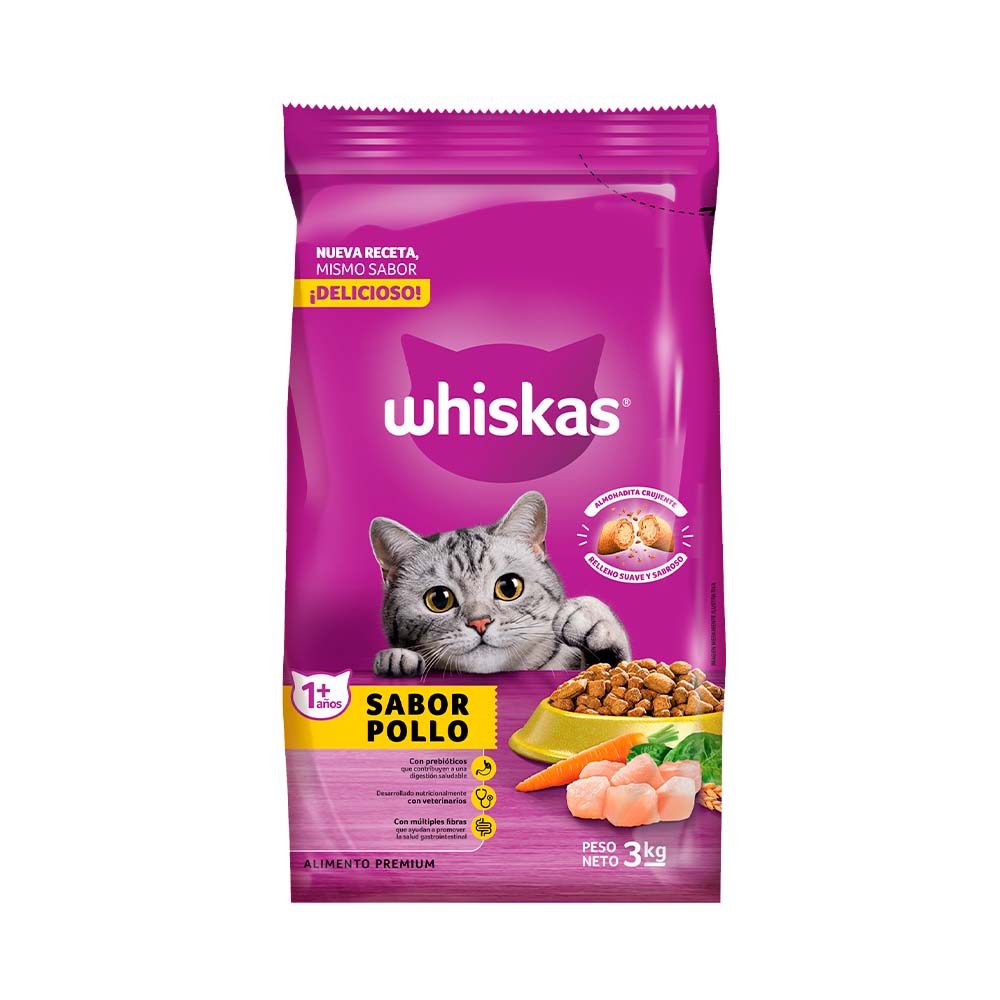 ALIMENTO WHISKAS SABOR POLLO
