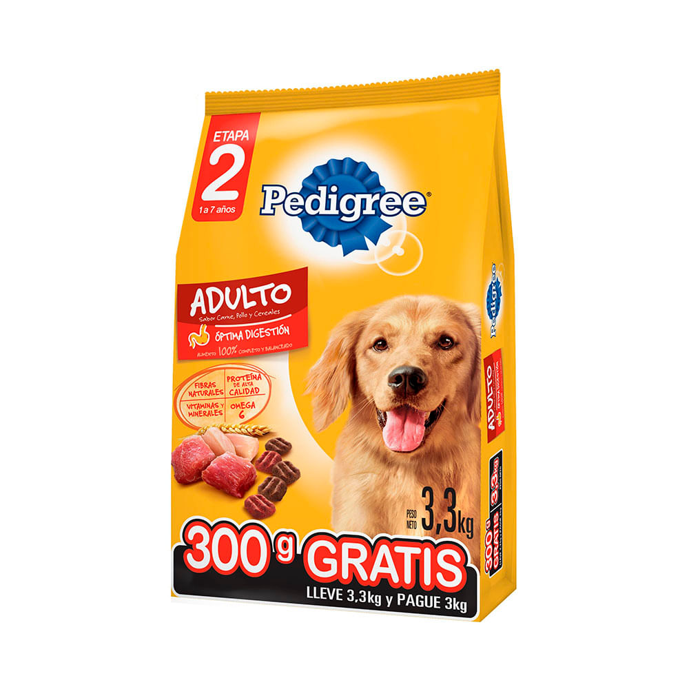 ALIMENTO PEDIGREE ADULTO ET2 SABOR CAR/POLLO/CERE