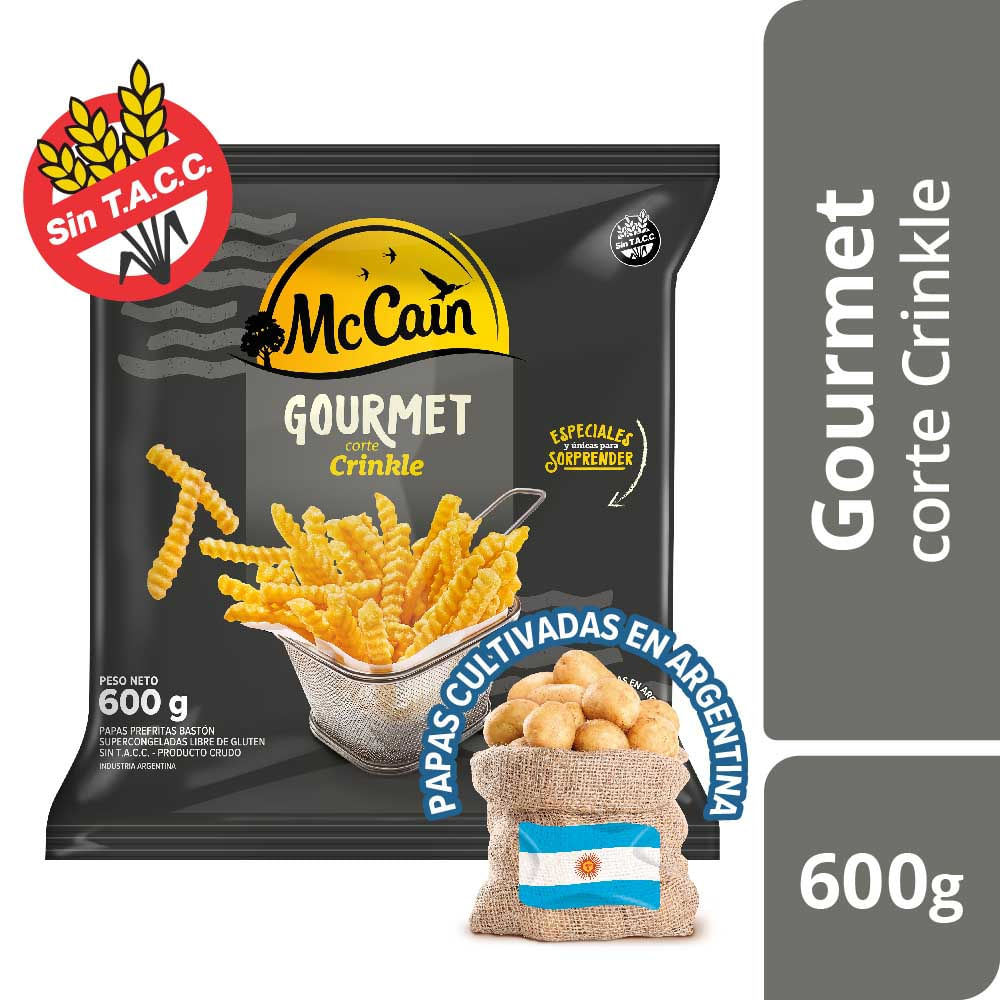 PAPAS GOURMET CORTE CRINKLE MC CAIN