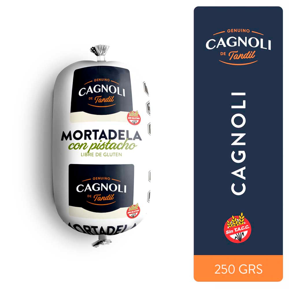 MORTADELA C/PISTACHO CAGNOLI
