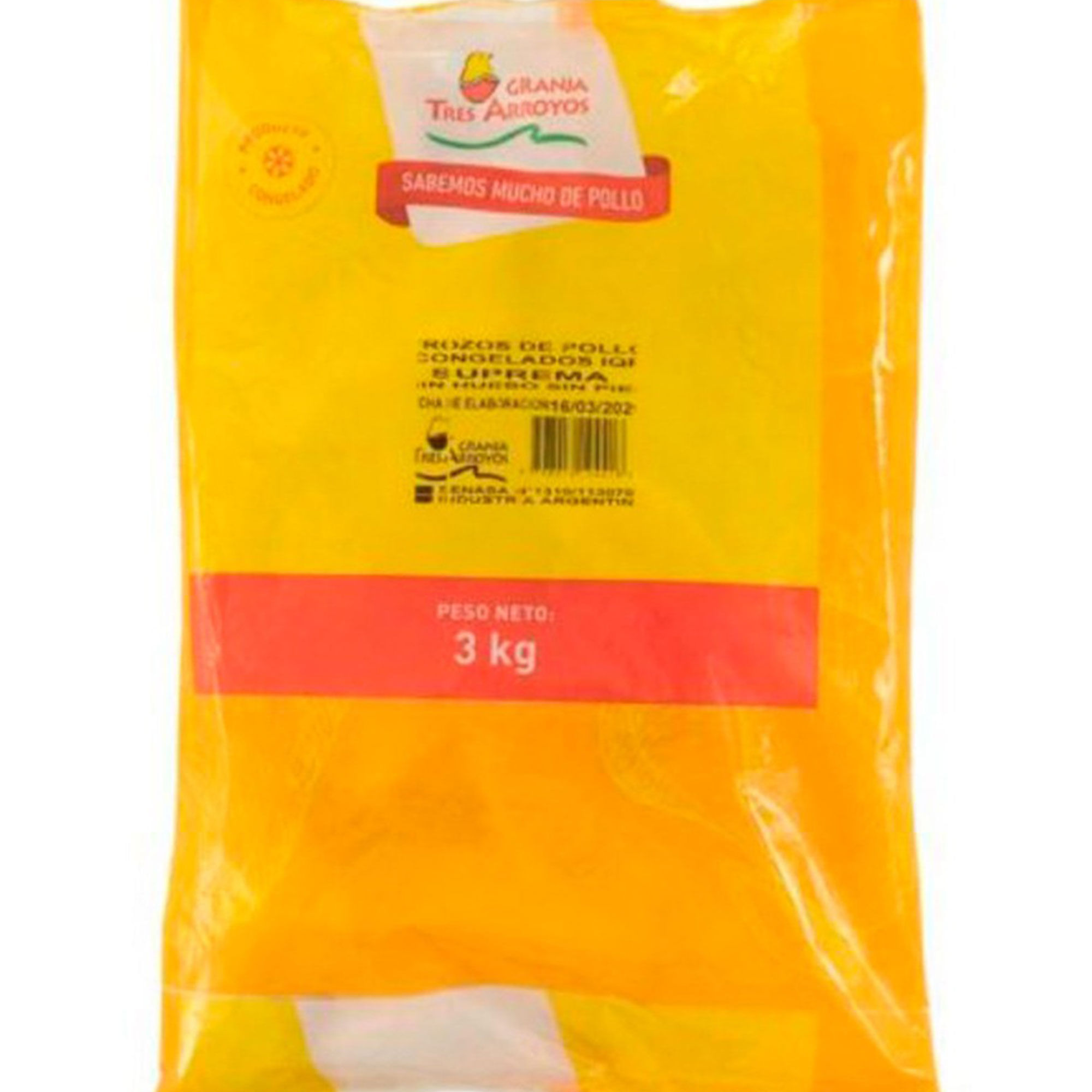 TROZOS DE POLLO SUPREMAS FILLET S/ H S/ P AMARILLA