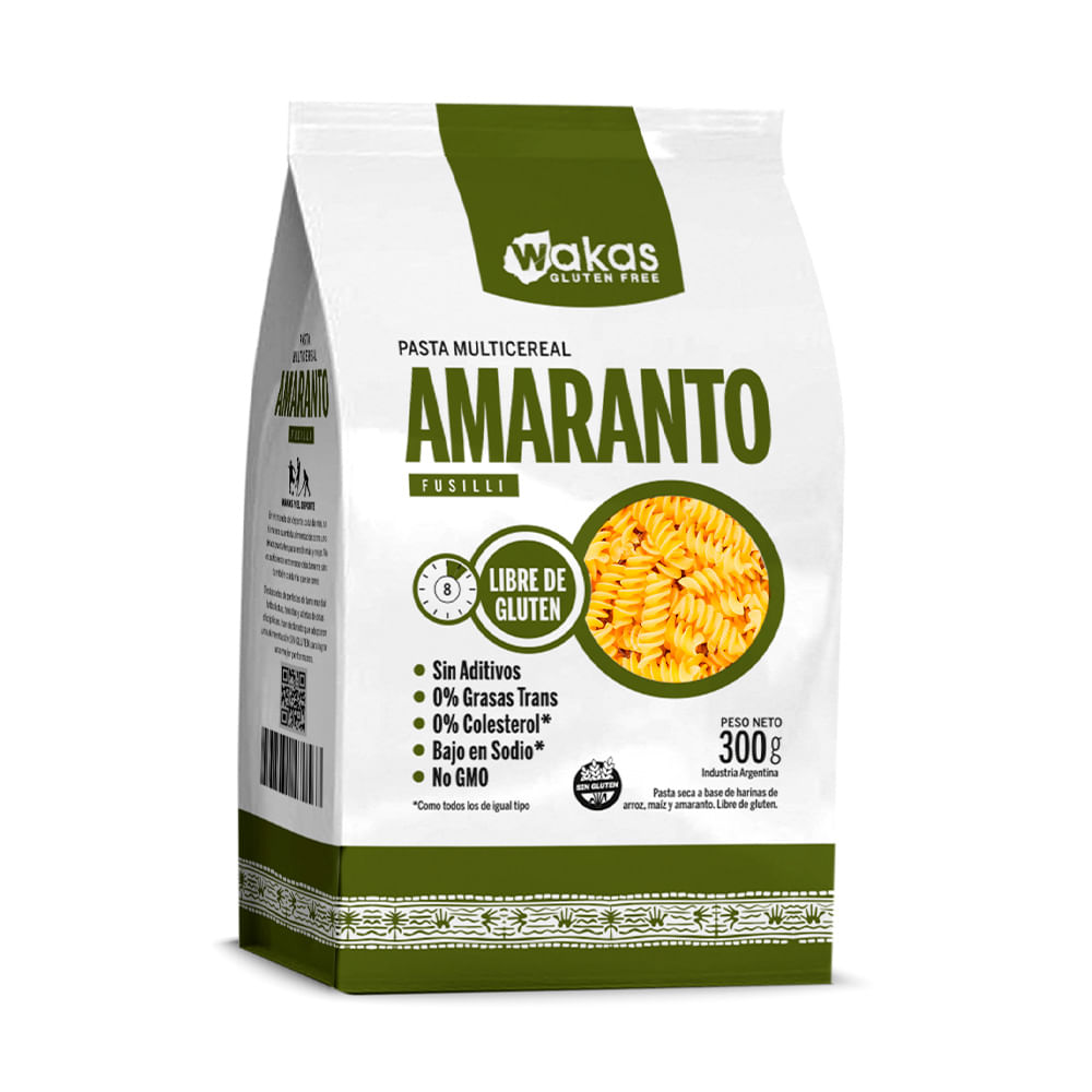 FIDEOS WAKAS FUSILE AMARANTO S/TACC