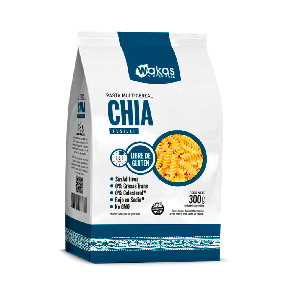 FIDEOS WAKAS FUSILE CHIA S/TACC