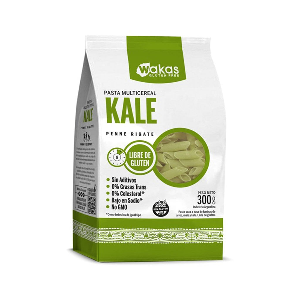 FIDEOS WAKAS MULTICEREAL PENNE RIGATE S/TACC
