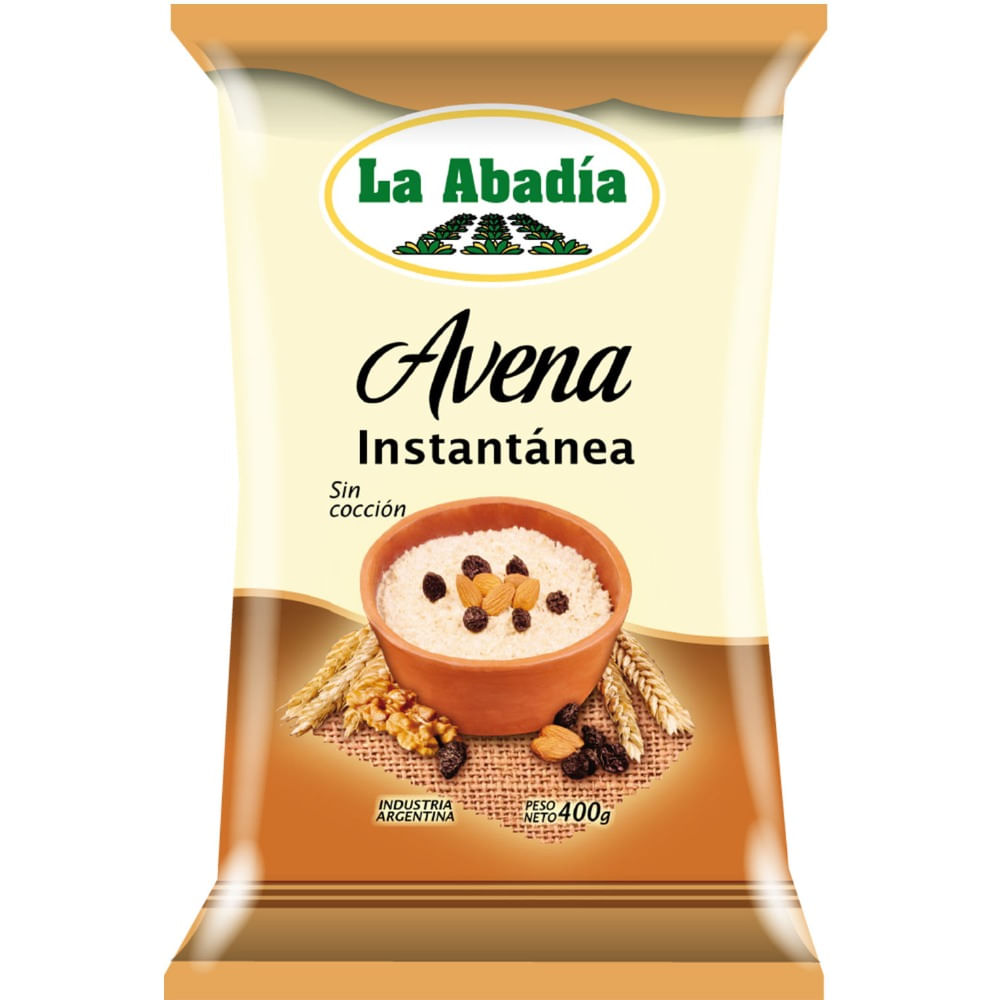 AVENA LA ABADIA  INSTANTANEA SIN COCCION
