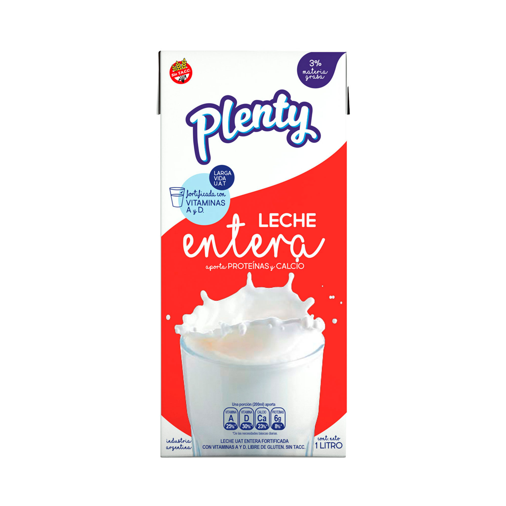 LECHE PLENTY ENTERA LIQ