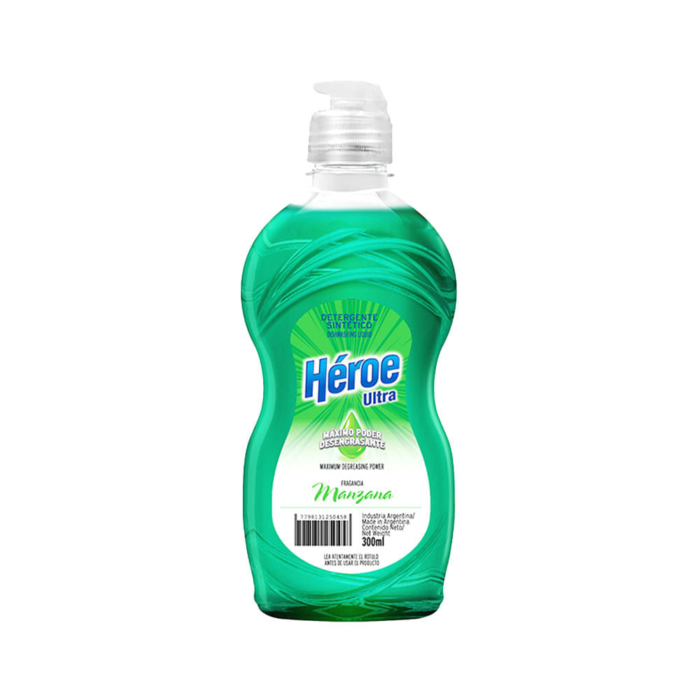 DETERGENTE HEROE ULTRA MANZANA