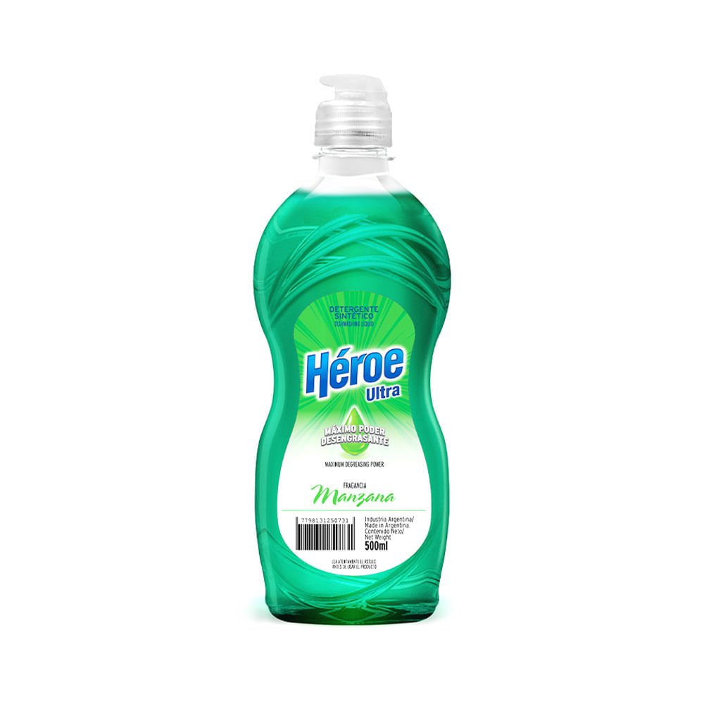 DETERGENTE HEROE ULTRA MANZANA