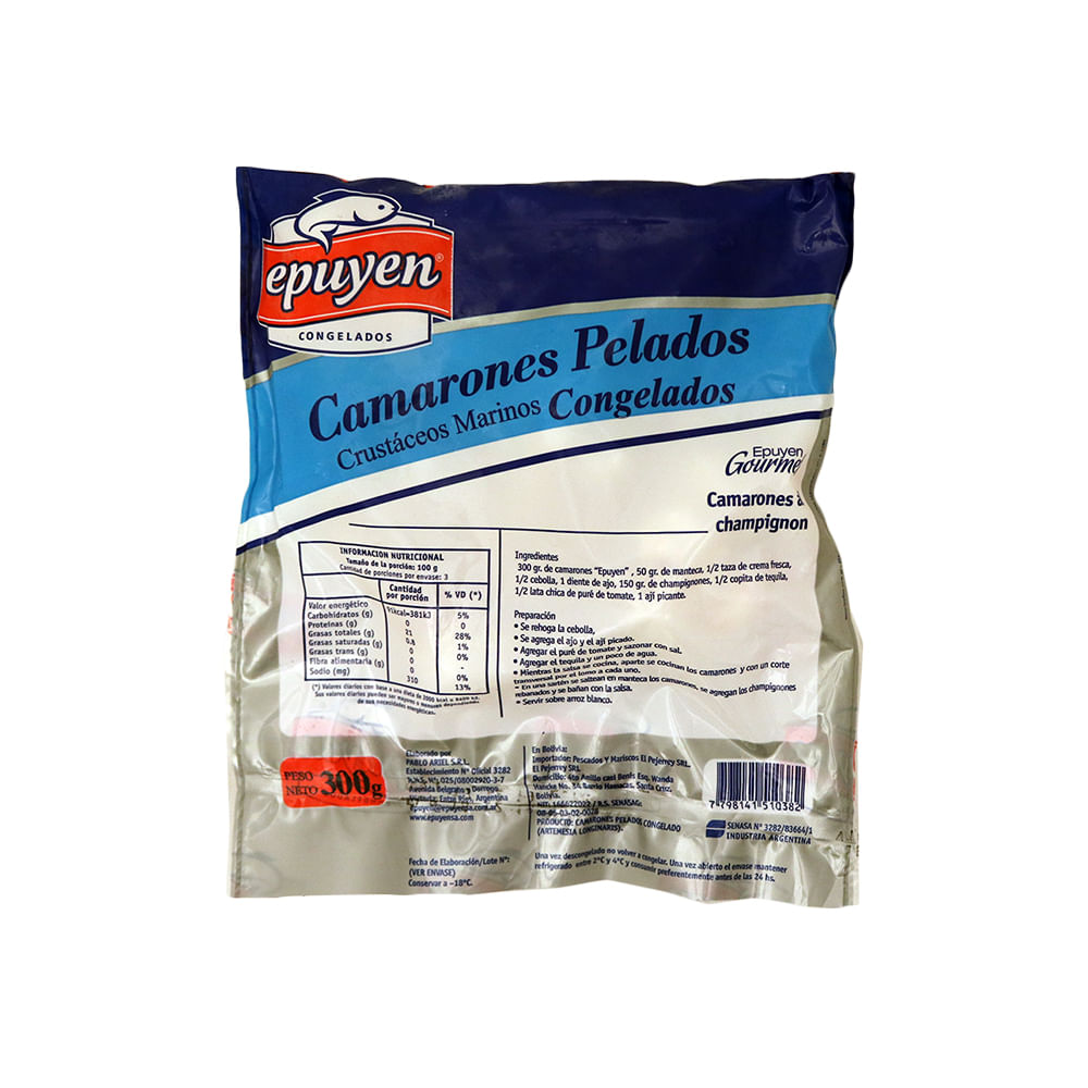 CAMARONES PELADOS CONG. EPUYEN