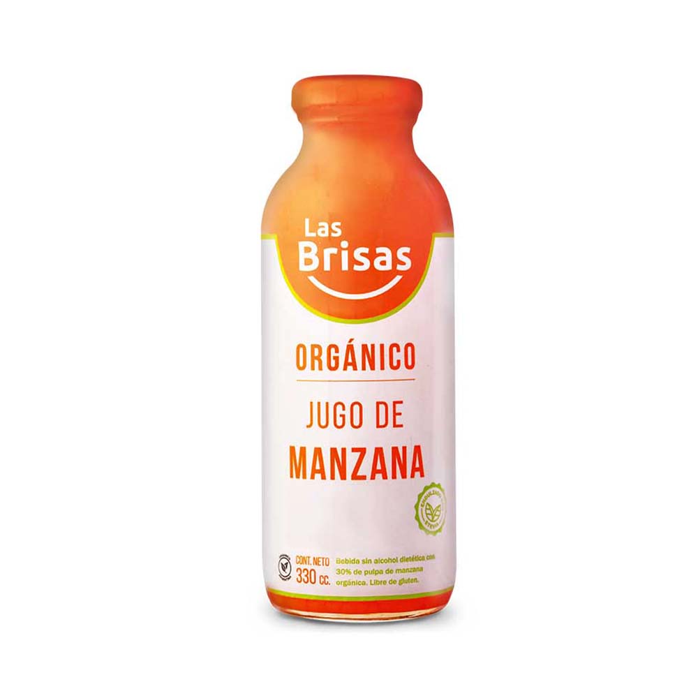 JUGO DE MANZANA ORGÁNICO SIN AZUCAR