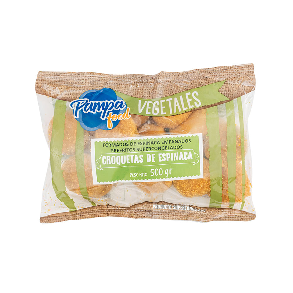 CROQUETAS DE ESPINACA PAMPA FOOD VEGETALES