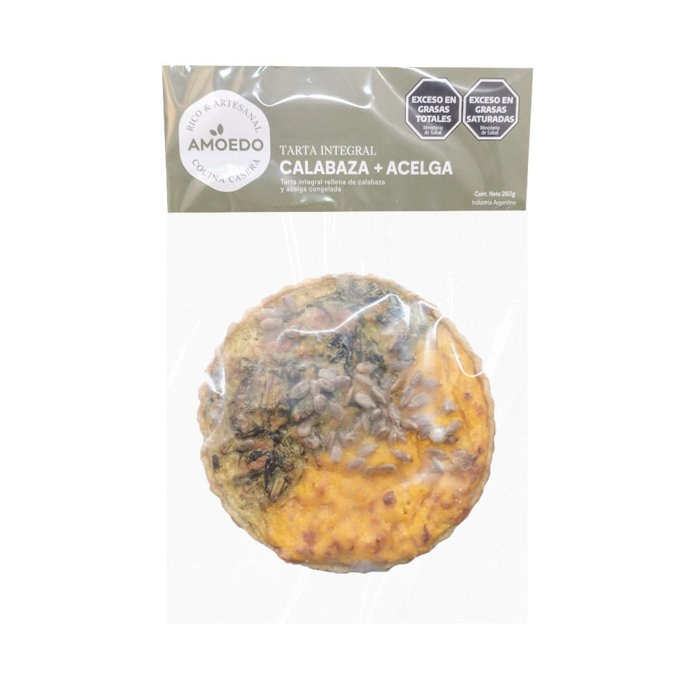 TARTA AMOEDO MIXTA CALABAZA Y ACELGA