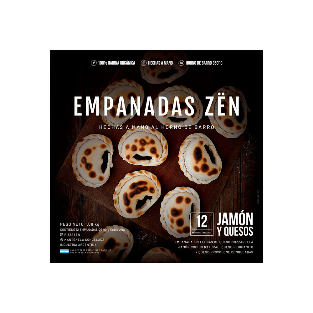 EMPANADAS ZEN JAMON Y QUESO
