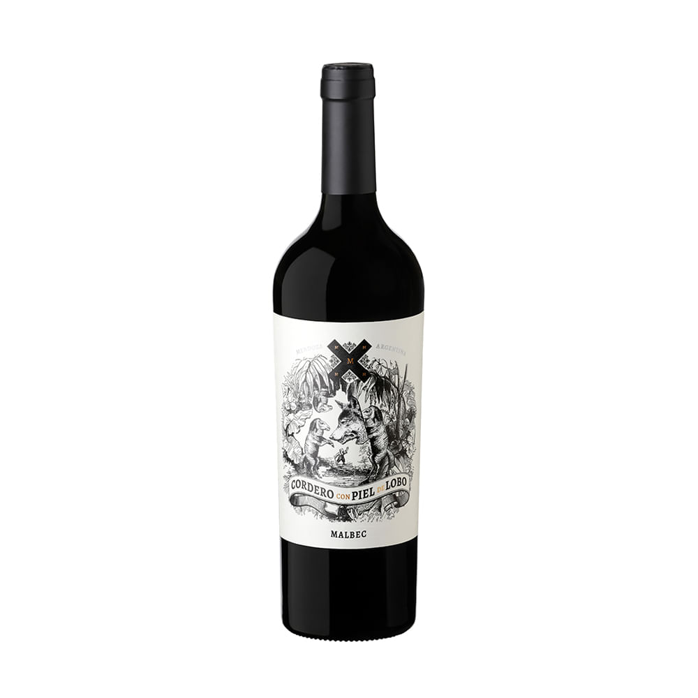 VINO CORDERO CON PIEL DE LOBO MALBEC