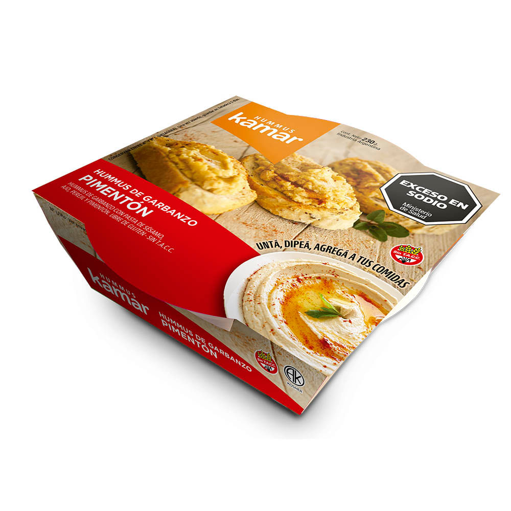 HUMMUS GARBANZO PIMENTON KAMAR