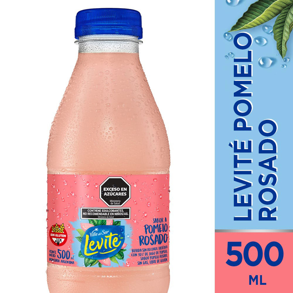 AGUA SABORIZADA LEVITE POMELO ROSADO