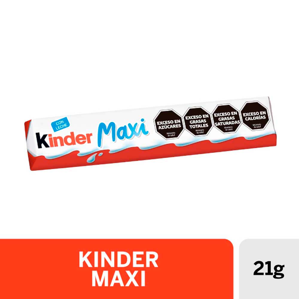 BARRA DE CHOCOLATE KINDER MAXI